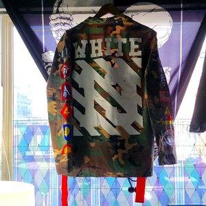 OFF-WHITE c/o Virgil Abloh Field Jacket (Camouflage), Size M, NWOT